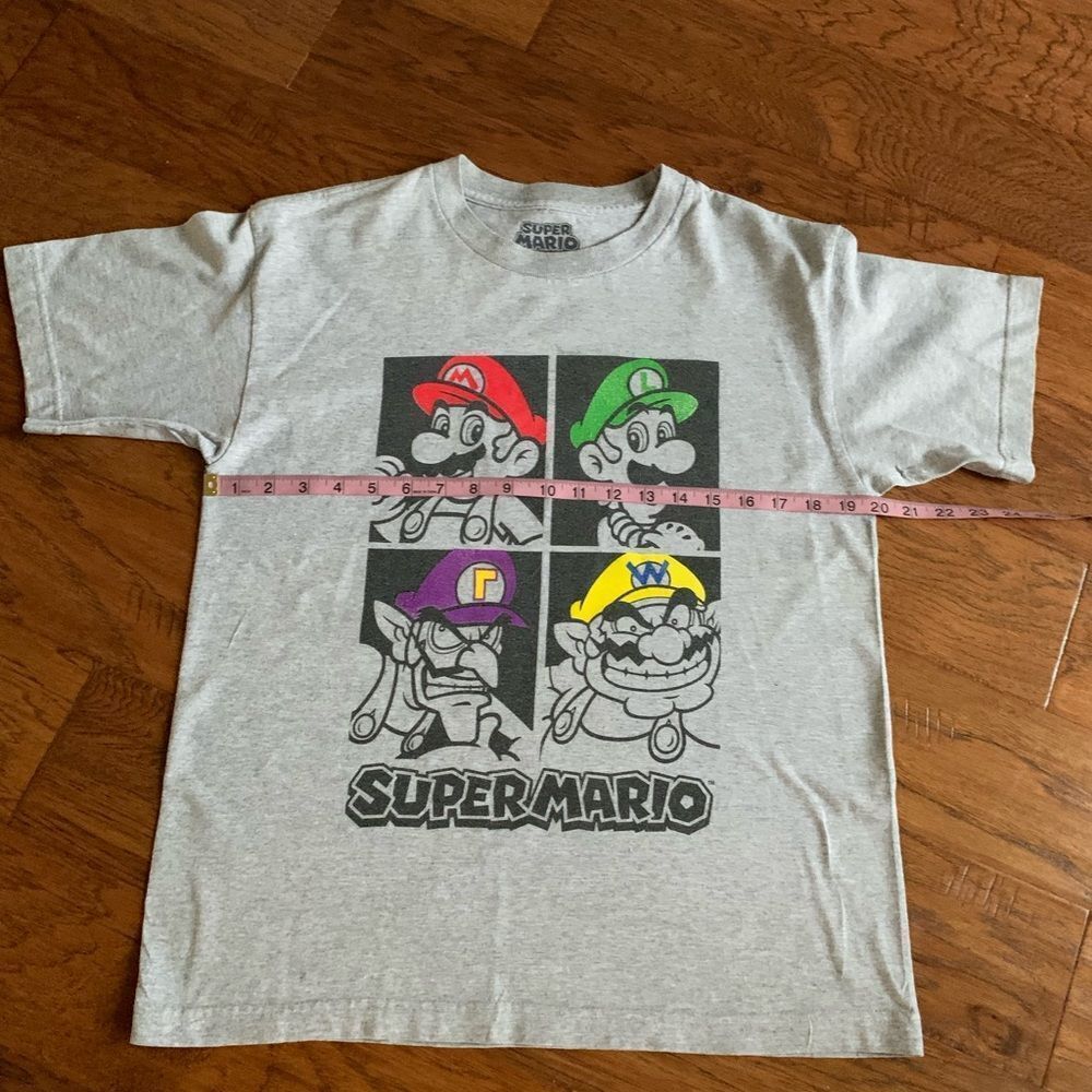 2014 Super Mario Gray T Shirt - Picture 4 of 7